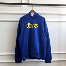 Load image into Gallery viewer, 19FW Drew House New Color Blue Hoodies Men Women Couples Drew Smile Face Printed Justin Bieber Hoody Sweatshirts Men