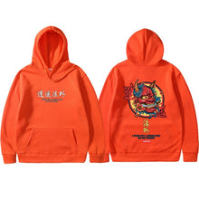 Load image into Gallery viewer, Brand New Designer Japanese Chinese Style Hoodies Streetwear Sweatshirt Hip Hop Evil Devil Printed Cotton Men Hip Hop Streetwear