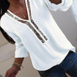 Hot Plus Size Women Boho Top Chiffon Solid Shirt V-Neck Short Sleeve Summer Casual Loose Tops Blouse