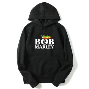 Bob Marley Long-sleeve Hoodies Autumn Women Men Sweatshirt  Harajuku 's Pullovers Tops Unisex Long Sleeve Hooded Sweatshirts