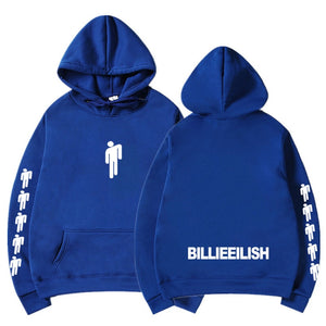 New Hot Billie Eilish Hoodie Men Black Cotton Hoodie Couple Billie Eilish Sweatshirt Simple Keep Warm Women/men Hoodie Clothes