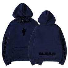 Load image into Gallery viewer, New Hot Billie Eilish Hoodie Men Black Cotton Hoodie Couple Billie Eilish Sweatshirt Simple Keep Warm Women/men Hoodie Clothes
