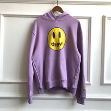 Load image into Gallery viewer, 19FW Drew House New Color Blue Hoodies Men Women Couples Drew Smile Face Printed Justin Bieber Hoody Sweatshirts Men
