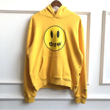 Load image into Gallery viewer, 19FW Drew House New Color Blue Hoodies Men Women Couples Drew Smile Face Printed Justin Bieber Hoody Sweatshirts Men
