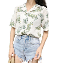 Load image into Gallery viewer, Hot Sale New Chiffon Womens Casual Blouses Top Female Hawaiian Fashion Floral Short Sleeve Shirts Ladies Summer Loose Tops
