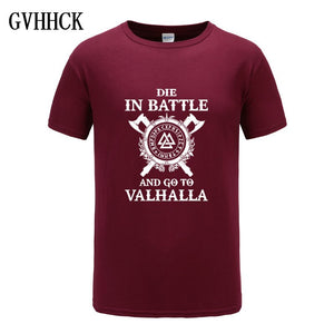 GVHHCK Odin Vikings Hoodie Men Die In Battle And Go To Valhalla Hooded Sweatshirt Coat Winter Warm Fleece Thick Son of Odin