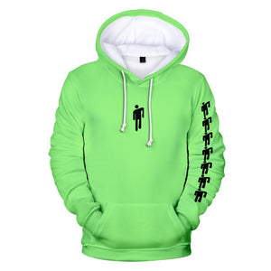 Billie Eilish 3D Hoodie Men's Women's Sweatshirt Casual Harajuku Hoodie Billie Eilish Sweatshirt Pocket Pullover Kids Adult Top