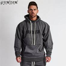 Load image into Gallery viewer, Casual Street Wear Men&#39;s 2019 Fall Fashion Men&#39;s Hoodie Cotton Sports Pullover Jogger Muscle Men Fitness Sportswear Brand Men&#39;s
