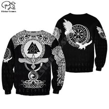 Load image into Gallery viewer, PLstar Cosmos Viking Warrior Tattoo New Fashion Tracksuit casual Colorful 3D Print Hoodie/Sweatshirt/Jacket/Men Women s10
